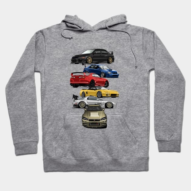 JDM Legends Hoodie by icemanmsc